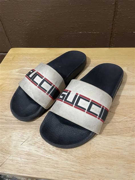 gucci flip flops size 6